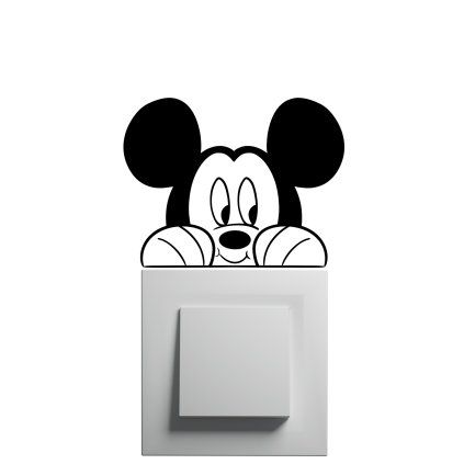 Mickey - nálepka nad vypínač