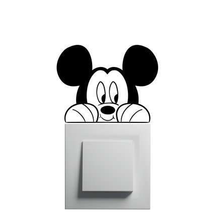 Samolepka nad vypínač "Mickey"