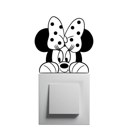 Minnie - nálepka nad vypínač