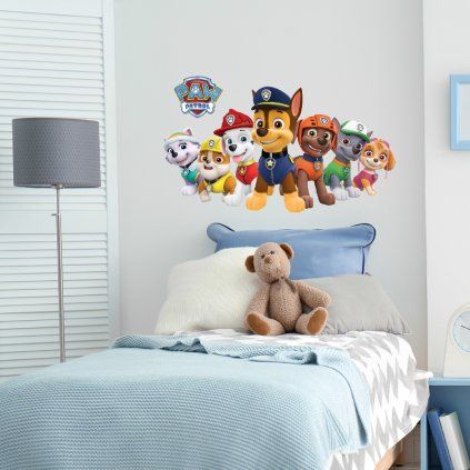 PAW patrol 3 - textilná nálepka na stenu