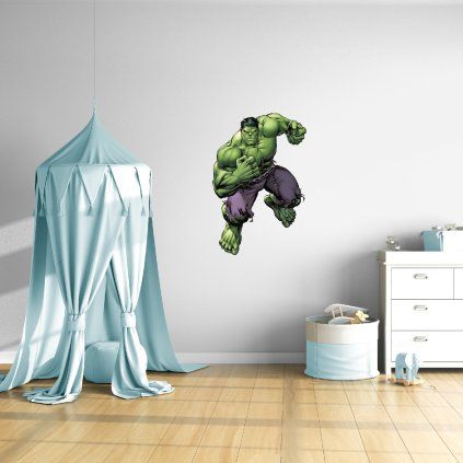 Hulk - textilná nálepka na stenu