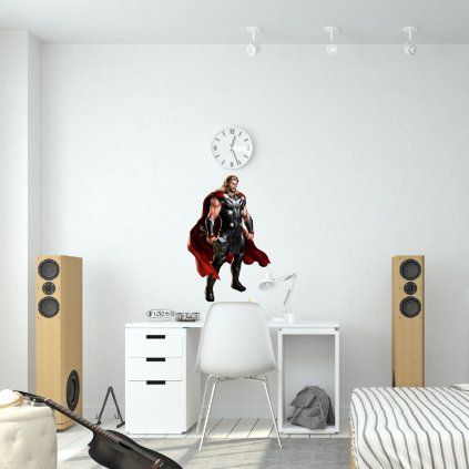 Thor - textilná nálepka na stenu
