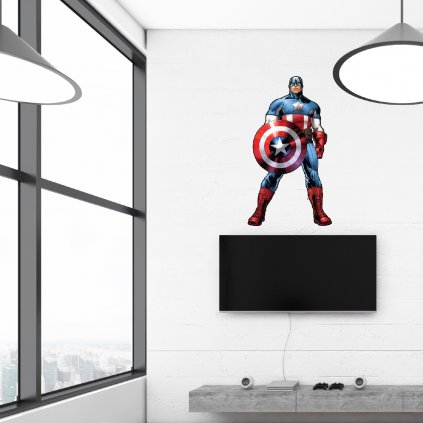 Samolepka na stenu Captain America Produktova fotka