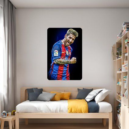 MESSI 2 - textilná nálepka na stenu