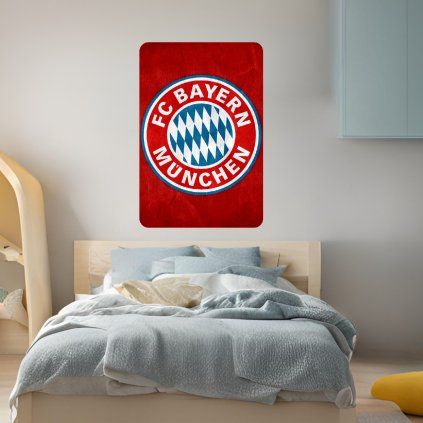 FC Bayern Mníchov - textilná nálepka na stenu