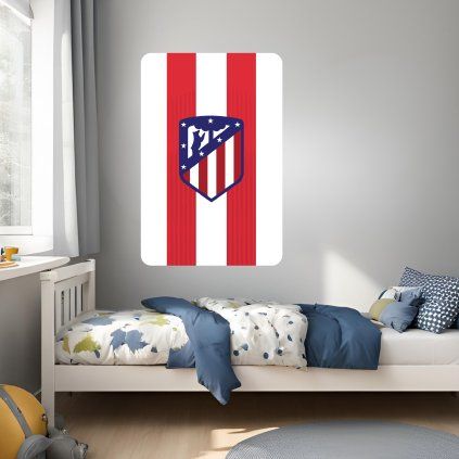 Atlético Madrid - textilná nálepka na stenu
