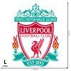 Logo Liverpool FC - textilná nálepka na stenu  3 veľkosti až do 100cm • 1 samostatná nálepka