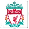Textilná nálepka na stenu - logo "Liverpool FC"