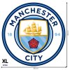 Textilná nálepka na stenu - logo "Manchester City FC"