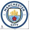 Textilná nálepka na stenu - logo "Manchester City FC"