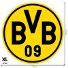 Logo Borussia Dortmund - textilná nálepka na stenu  3 veľkosti až do 100cm • 1 samostatná nálepka