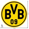 Textilná nálepka na stenu - logo "Borussia Dortmund"