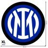 Logo Inter Miláno - textilná nálepka na stenu  3 veľkosti až do 100cm • 1 samostatná nálepka