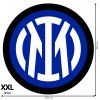 Logo Inter Miláno - textilná nálepka na stenu  3 veľkosti až do 100cm • 1 samostatná nálepka