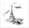 Samolepka na stenu "Paríž 3" 78x70 cm