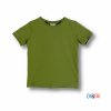 Detské tričko s krátkym rukávom Oli&Oli - khaki farba