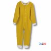 Detské pyžamo - overal Oli&Oli - žltá farba