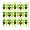 Srdiečka - textilná nálepka na stenu  Hárok 60×60cm • 90 samostatných nálepiek