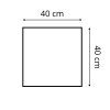 Čalúnený panel za posteľ - Štvorec - 40x40cm  Pevné a odolné • Certifikované materiály • Vyrobené v EU