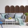 Čalúnený panel za posteľ - Oblúk - 30x100cm  Pevné a odolné • Certifikované materiály • Vyrobené v EU