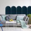 Čalúnený panel za posteľ - Oblúk - 30x100cm  Pevné a odolné • Certifikované materiály • Vyrobené v EU