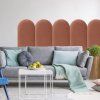 Čalúnený panel za posteľ - Oblúk - 30x100cm  Pevné a odolné • Certifikované materiály • Vyrobené v EU