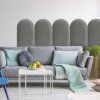 Čalúnený panel za posteľ - Oblúk - 30x100cm  Pevné a odolné • Certifikované materiály • Vyrobené v EU