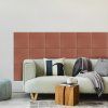 Čalúnený panel za posteľ - Štvorec - 30x30cm  Pevné a odolné • Certifikované materiály • Vyrobené v EU