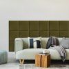 Čalúnený panel za posteľ - Štvorec - 30x30cm  Pevné a odolné • Certifikované materiály • Vyrobené v EU