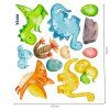 Dinosaury - textilná nálepka na stenu