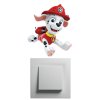 Samolepka nad vypínač „PAW Patrol - Marshall"