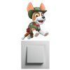 PAW Patrol - Tracker - nálepka nad vypínač