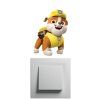 PAW Patrol - Rubble - nálepka nad vypínač
