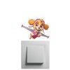 PAW Patrol - Skye - nálepka nad vypínač