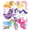 My Little Pony 4 - nálepka na stenu  Hárok 60×70cm • 9 samostatných nálepiek