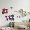 PAW Patrol - Mighty Pups 2 - nálepka na stenu  Hárok 60×70cm • 6 samostatných nálepiek