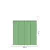 Obdĺžnik - Fľaškovozelená farba - textilná nálepka na stenu  Hárok 60×60/80/100cm • 4 obdĺžniky na nálepke