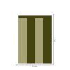 Obdĺžnik - Khaki farba - textilná nálepka na stenu  Hárok 60×60/80/100cm • 4 obdĺžniky na nálepke