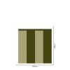 Obdĺžnik - Khaki farba - textilná nálepka na stenu  Hárok 60×60/80/100cm • 4 obdĺžniky na nálepke