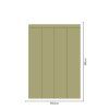 Obdĺžnik - Khaki farba - textilná nálepka na stenu  Hárok 60×60/80/100cm • 4 obdĺžniky na nálepke