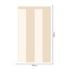 Obdĺžnik - Krémová farba - textilná nálepka na stenu  Hárok 60×60/80/100cm • 4 obdĺžniky na nálepke