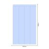 Obdĺžnik - Modrá farba - textilná nálepka na stenu  Hárok 60×60/80/100cm • 4 obdĺžniky na nálepke