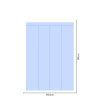 Obdĺžnik - Modrá farba - textilná nálepka na stenu  Hárok 60×60/80/100cm • 4 obdĺžniky na nálepke