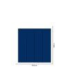 Obdĺžnik - Námornícka modrá farba - textilná nálepka na stenu  Hárok 60×60/80/100cm • 4 obdĺžniky na nálepke