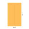 Obdĺžnik - Žltá farba - textilná nálepka na stenu  Hárok 60×60/80/100cm • 4 obdĺžniky na nálepke