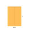 Obdĺžnik - Žltá farba - textilná nálepka na stenu  Hárok 60×60/80/100cm • 4 obdĺžniky na nálepke
