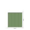 Obdĺžnik - Zelená farba - textilná nálepka na stenu  Hárok 60×60/80/100cm • 4 obdĺžniky na nálepke
