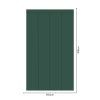 Obdĺžnik - Zelená farba - textilná nálepka na stenu  Hárok 60×60/80/100cm • 4 obdĺžniky na nálepke