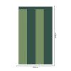 Obdĺžnik - Zelená farba - textilná nálepka na stenu  Hárok 60×60/80/100cm • 4 obdĺžniky na nálepke