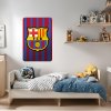 Textilná nálepka na stenu "FC Barcelona"